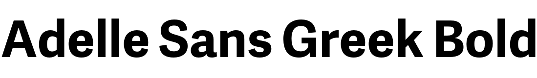 Текстовий зразок шрифта Adelle Sans Greek Bold