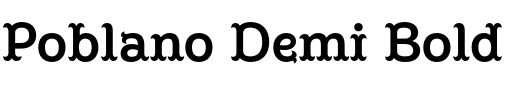 Текстовий зразок шрифта Poblano Demi Bold