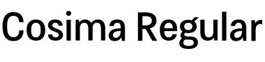 Текстовий зразок шрифта Cosima Regular