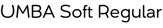 Текстовий зразок шрифта UMBA Soft Regular