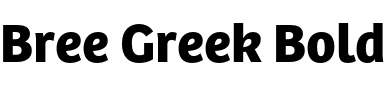 Текстовий зразок шрифта Bree Greek Bold