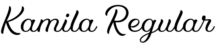 Текстовий зразок шрифта Kamila Regular, 72px