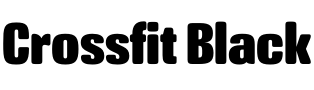 Текстовий зразок шрифта Crossfit Black