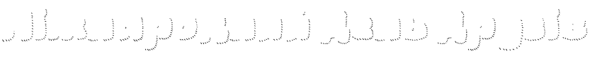 Текстовий зразок шрифта La Mona Pro Shadow Hand Line