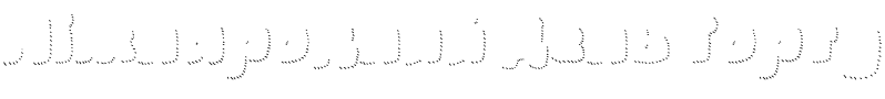 Текстовий зразок шрифта La Mona Pro Shadow Hand Line