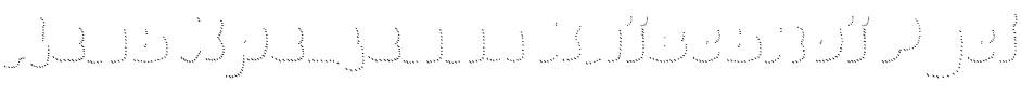 Текстовий зразок шрифта La Mona Pro Shadow Hand Line