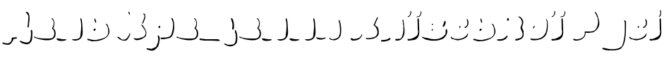 Текстовий зразок шрифта La Mona Pro Hand Shadow