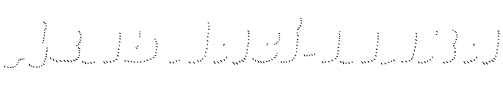 Текстовий зразок шрифта La Mona Pro Shadow Hand Line Italic