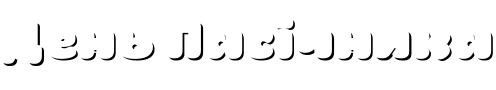 Текстовий зразок шрифта La Mona Pro Shadow
