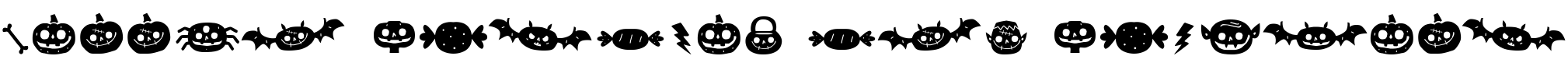 Текстовий зразок шрифта Hatter Display Pro Dingbats