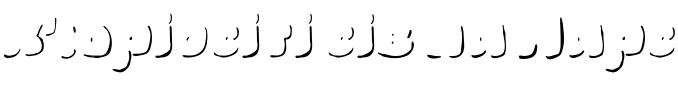 Текстовий зразок шрифта La Mona Pro Hand Shadow